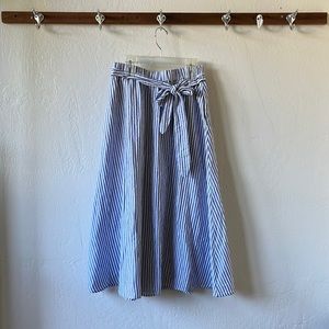 NWT Talbots XS Lined Linen Skirt